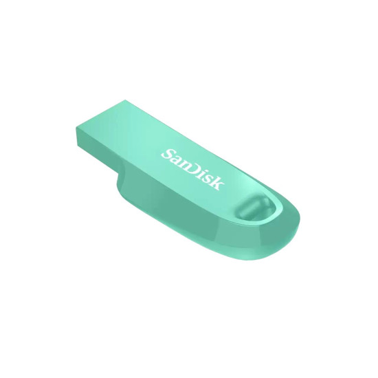 USB памет SanDisk Ultra Curve 3.2, 64GB, USB 3.1 Gen 1, Зелен USB памет SanDisk Ultra Curve 3.2, 64GB, USB 3.1 Gen 1, Зелен