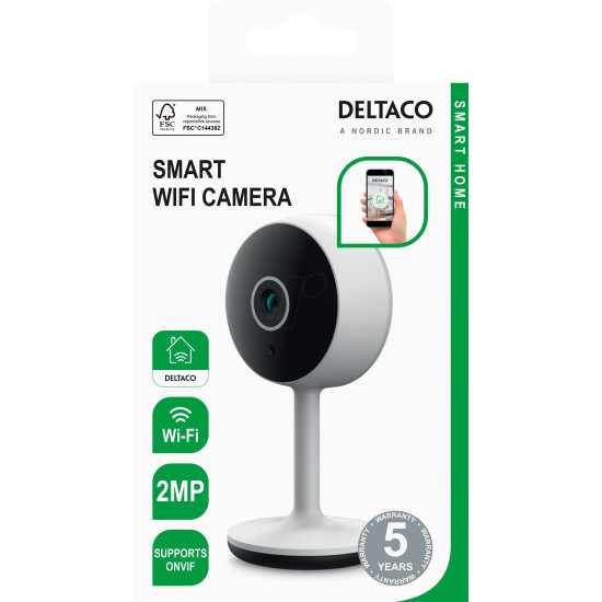 DELTACO SMART HOME WiFi camera with motion detection DELTACO SMART HOME WiFi camera with motion detection