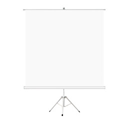 Tripod Projection Screen ESTILLO, 180 x 180, 1:1, White Tripod Projection Screen ESTILLO, 180 x 180, 1:1, White
