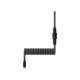HyperX USB-C Coiled Cable Gray-Black HyperX USB-C Coiled Cable Gray-Black