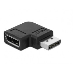 Delock DisplayPort 1.4 Adapter male to female 90° right angled 8K 60 Hz Delock DisplayPort 1.4 Adapter male to female 90° right angled 8K 60 Hz
