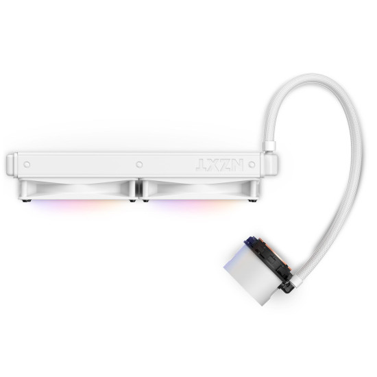 AIO Liquid Cooler NZXT Kraken 280 RGB White, LCD Display AIO Liquid Cooler NZXT Kraken 280 RGB White, LCD Display