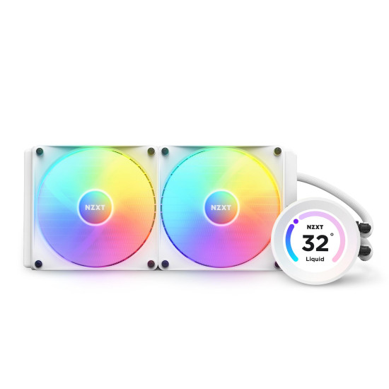 AIO Liquid Cooler NZXT Kraken Elite RGB 280 White, Customizable LCD Display AIO Liquid Cooler NZXT Kraken Elite RGB 280 White, Customizable LCD Display