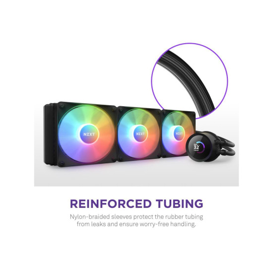 AIO Liquid Cooler NZXT Kraken Elite 360 RGB Black, LCD Display AIO Liquid Cooler NZXT Kraken Elite 360 RGB Black, LCD Display