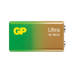 Алкална батерия GP ULTRA 6LF22 /6LR61, 9V,  1бр. shrink 1604U/1604AU