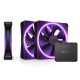 Triple Fan Pack NZXT F120 RGB Duo Black + RGB Controller Triple Fan Pack NZXT F120 RGB Duo Black + RGB Controller