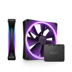Twin Pack NZXT F140 RGB Duo Black+ RGB Controller Twin Pack NZXT F140 RGB Duo Black+ RGB Controller