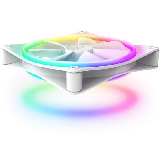 Вентилатор NZXT F140 RGB Duo, Бял Вентилатор NZXT F140 RGB Duo, Бял