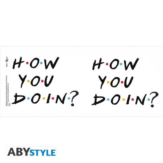 MUG ABYSTYLE FRIENDS, How You Doin, 320 ml MUG ABYSTYLE FRIENDS, How You Doin, 320 ml