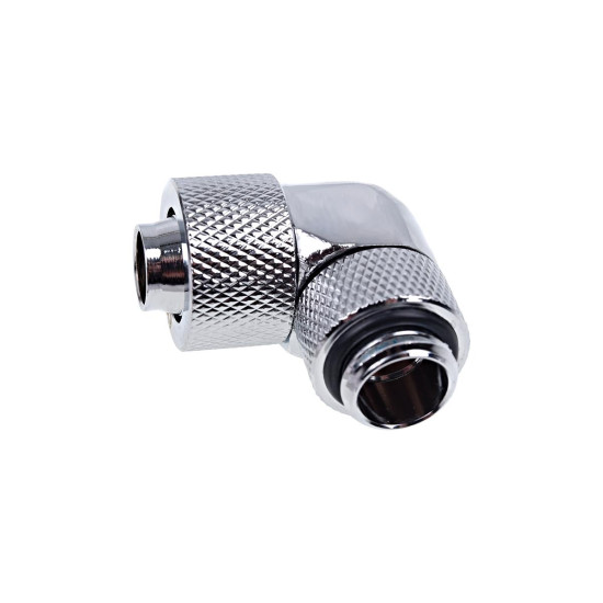 Фитинг Alphacool Eiszapfen, Удължител, 90°, 13/10mm, G1/4, Сребрист Фитинг Alphacool Eiszapfen, Удължител, 90°, 13/10mm, G1/4, Сребрист
