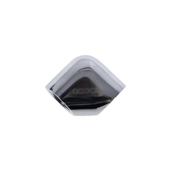 Alphacool Eiszapfen L-connector G1/4 inner thread to G1/4 inner thread - chrome