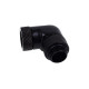 Alphacool Eiszapfen angled adaptor 90° rotatable G1/4 outer thread to G1/4 inner thread - deep black Alphacool Eiszapfen angled adaptor 90° rotatable G1/4 outer thread to G1/4 inner thread - deep black