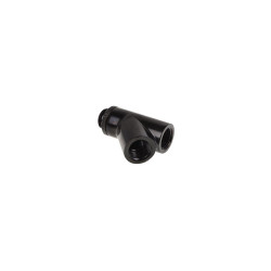 Alphacool Eiszapfen Y-connector 45° rotatable G1/4 outer thread to 2x G1/4 inner thread - deep black Alphacool Eiszapfen Y-connector 45° rotatable G1/4 outer thread to 2x G1/4 inner thread - deep black