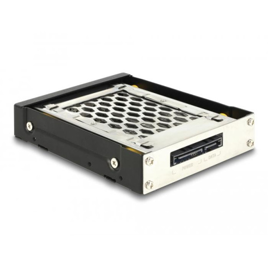 Delock 3.5″ Mobile Rack for 1 x 2.5″ SATA / SAS HDD / SSD with vibration protection Delock 3.5″ Mobile Rack for 1 x 2.5″ SATA / SAS HDD / SSD with vibration protection