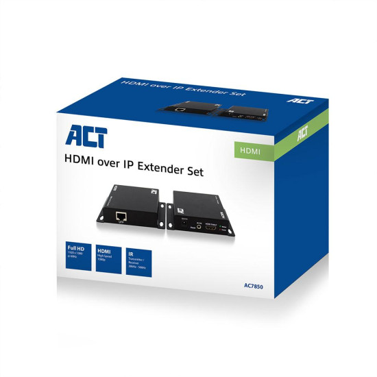 HDMI over IP extender set CATx up to 100 meter HDMI over IP extender set CATx up to 100 meter
