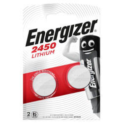 Бутонна батерия литиева  CR2450 3V 2 бр. в блистер / цена за 2 бр./ ENERGIZER
