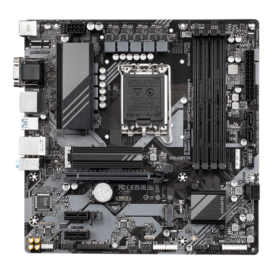 Дънна платка GIGABYTE B760M DS3H DDR5, socket 1700, mATX Дънна платка GIGABYTE B760M DS3H DDR5, socket 1700, mATX