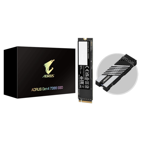 SSD Gigabyte AORUS 7300, 1TB, NVMe, PCIe Gen4 SSD SSD Gigabyte AORUS 7300, 1TB, NVMe, PCIe Gen4 SSD