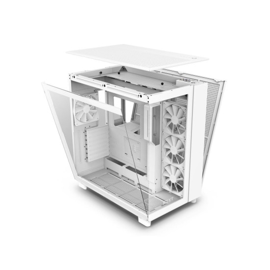 Case NZXT H9 Flow Matte White Case NZXT H9 Flow Matte White