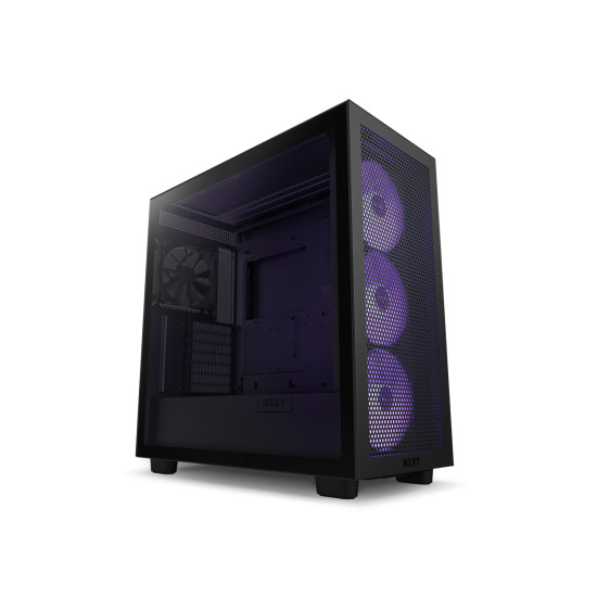 Кутия NZXT H7 Flow RGB Matte Black Mid-Tower Кутия NZXT H7 Flow RGB Matte Black Mid-Tower