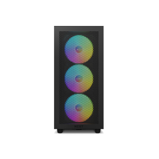 Кутия NZXT H7 Flow RGB Matte Black Mid-Tower Кутия NZXT H7 Flow RGB Matte Black Mid-Tower