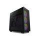 Кутия NZXT H7 Flow RGB Matte Black Mid-Tower Кутия NZXT H7 Flow RGB Matte Black Mid-Tower