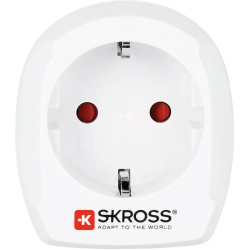 Skross travel adapter, EUR to South Africa, earthed (1.500201-E)