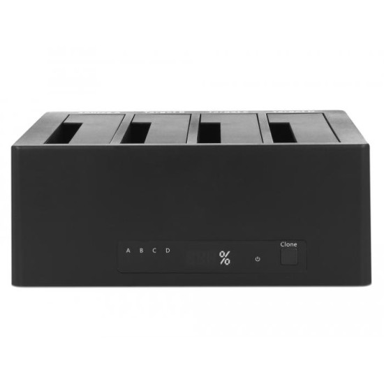 Външна докинг станция Delock, За 4 x HDD/SSD, USB, Функция за клониране, 5 Gbps Външна докинг станция Delock, За 4 x HDD/SSD, USB, Функция за клониране, 5 Gbps