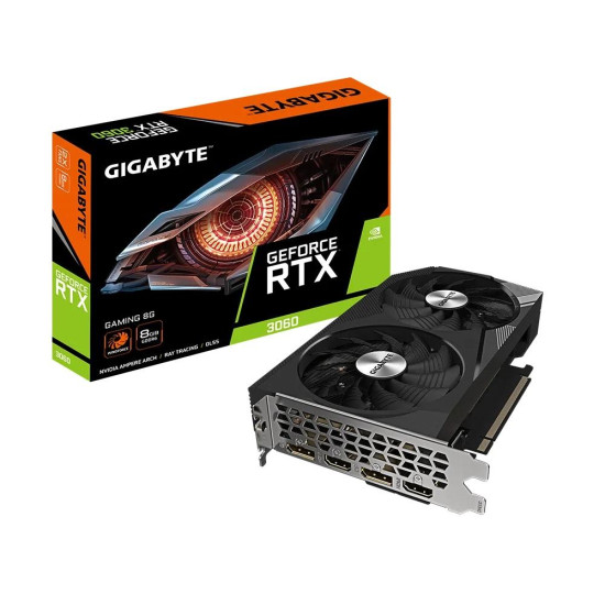 Видео карта GIGABYTE GeForce RTX 3060 GAMING OC 8GB GDDR6 Видео карта GIGABYTE GeForce RTX 3060 GAMING OC 8GB GDDR6