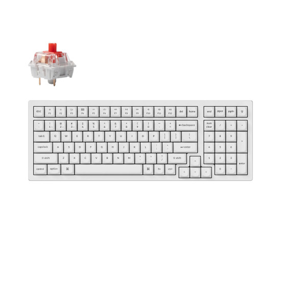 Геймърска Механична клавиатура Keychron K4 Pro HS Full-Size K Pro Red Switch RGB LED Геймърска Механична клавиатура Keychron K4 Pro HS Full-Size K Pro Red Switch RGB LED