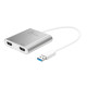 Адаптер j5create JUA365, За 2 монитора, USB-C - HDMI Адаптер j5create JUA365, За 2 монитора, USB-C - HDMI