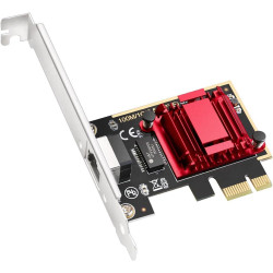 Ethernet Adapter Cudy PE10, PCIe, 10 Mbps/ 100 Mbps/ 1 Gbps/ 2.5 Gbps