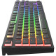 Геймърскa механична клавиатура Dark Project KD87A Black TKL - Gateron Cap Teal Switch, RGB Геймърскa механична клавиатура Dark Project KD87A Black TKL - Gateron Cap Teal Switch, RGB