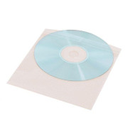 CD/DVD Protective Paper Sleeves, pack of 100 , white
