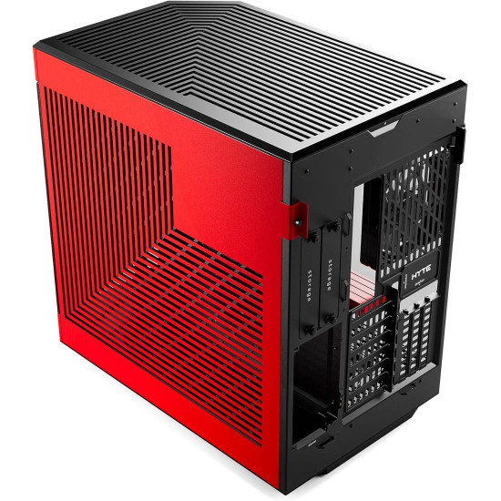 Кутия HYTE Y60 Tempered Glass, Mid-Tower, Черно и Червено Кутия HYTE Y60 Tempered Glass, Mid-Tower, Черно и Червено