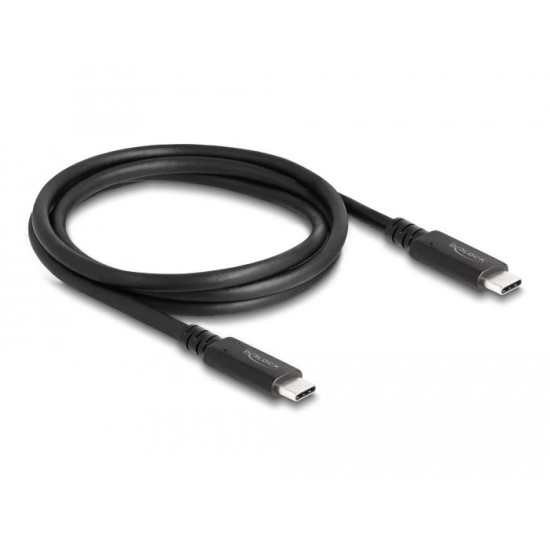 Коаксиален кабел Delock USB4 40 Gbps, USB PD 3.1, 1.2 m, Power Range 240 W Коаксиален кабел Delock USB4 40 Gbps, USB PD 3.1, 1.2 m, Power Range 240 W