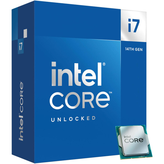 Процесор Intel Raptor Lake i7-14700KF, 20 Cores 3.4 GHz, 33MB, 125W, LGA1700, BOX Процесор Intel Raptor Lake i7-14700KF, 20 Cores 3.4 GHz, 33MB, 125W, LGA1700, BOX