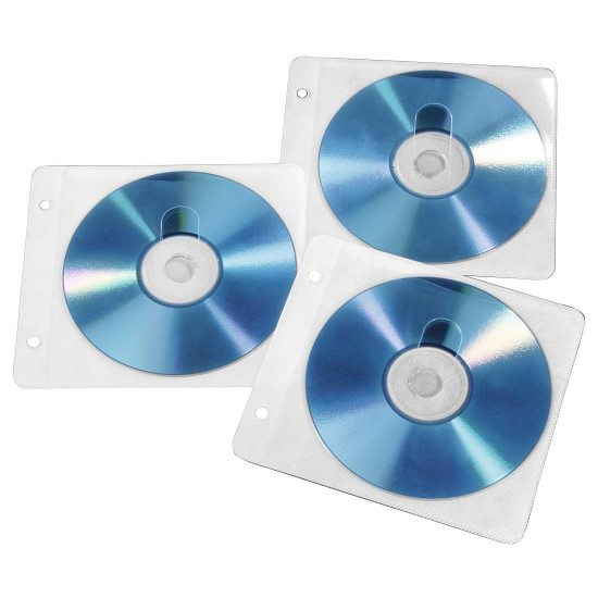 Hama CD/DVD Ring Binder Sleeves, 84101 Hama CD/DVD Ring Binder Sleeves, 84101