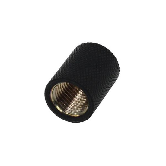 Муфа Alphacool, Вътрешна резба G1/4 AG - G1/4 AG, Черен мат Муфа Alphacool, Вътрешна резба G1/4 AG - G1/4 AG, Черен мат