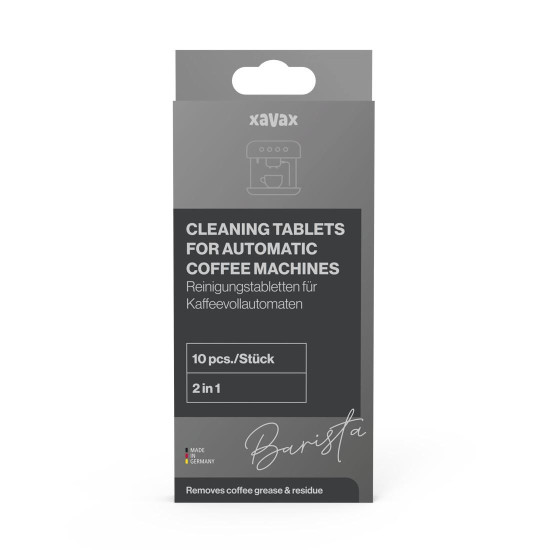 Xavax Cleaning Tablets f. Coffee Machine, Grease Remover, 111281