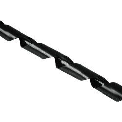 Hama Coiled Hose, black, 2 m, 62496