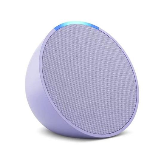 Преносима смарт тонколона Amazon Echo Pop, Bluetooth, Alexa, Лилава Преносима смарт тонколона Amazon Echo Pop, Bluetooth, Alexa, Лилава