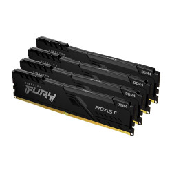 Памет Kingston FURY Beast 128GB(4x32GB) DDR4 3600MHz CL18 Памет Kingston FURY Beast 128GB(4x32GB) DDR4 3600MHz CL18