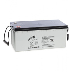Lead Battery AGM for solar systems RITAR \ (DC12-200)12V/200Ah -522 /240/219mm F10/M8 RITAR Lead Battery AGM for solar systems RITAR \ (DC12-200)12V/200Ah -522 /240/219mm F10/M8 RITAR