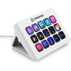 Elgato Stream Deck MK.2 - 15 Customizable LCD Keys White 