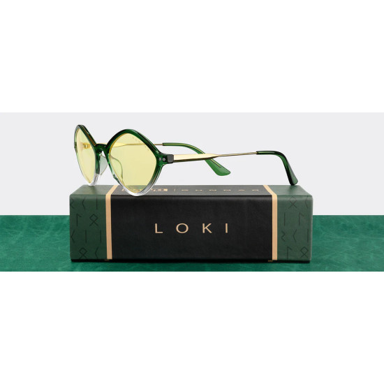 Компютърни очила GUNNAR Loki Asgard Edition - Emerald Gold Amber Компютърни очила GUNNAR Loki Asgard Edition - Emerald Gold Amber