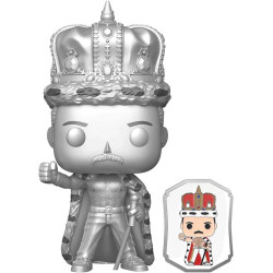 Funko Pop! Rocks: Queen - Freddie Mercury King (Platinum) with Pin (Special Edition) #184 Vinyl Funko Pop! Rocks: Queen - Freddie Mercury King (Platinum) with Pin (Special Edition) #184 Vinyl