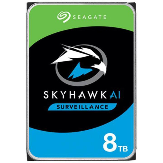 Хард диск SEAGATE SkyHawk AI, 8TB, 256MB Cache, SATA 6.0Gb/s Хард диск SEAGATE SkyHawk AI, 8TB, 256MB Cache, SATA 6.0Gb/s