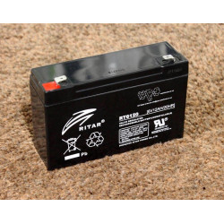 Lead Battery (RT6120) AGM 6V / 12Ah - 150 / 50 / 93 mm T1  RITAR