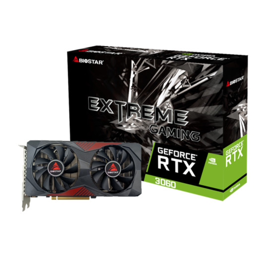 Видео карта BIOSTAR GeForce RTX 3060 12GB GDDR6 Видео карта BIOSTAR GeForce RTX 3060 12GB GDDR6